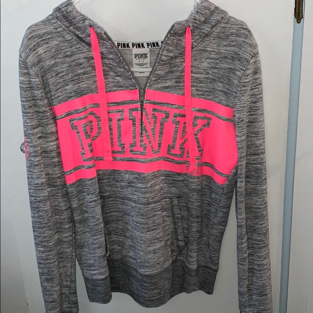 PINK Half-zip hoodie